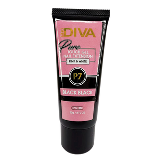 DND DIVA DND DIVA - Pure Touch Gel - P7 Black Black - 2 fl. oz