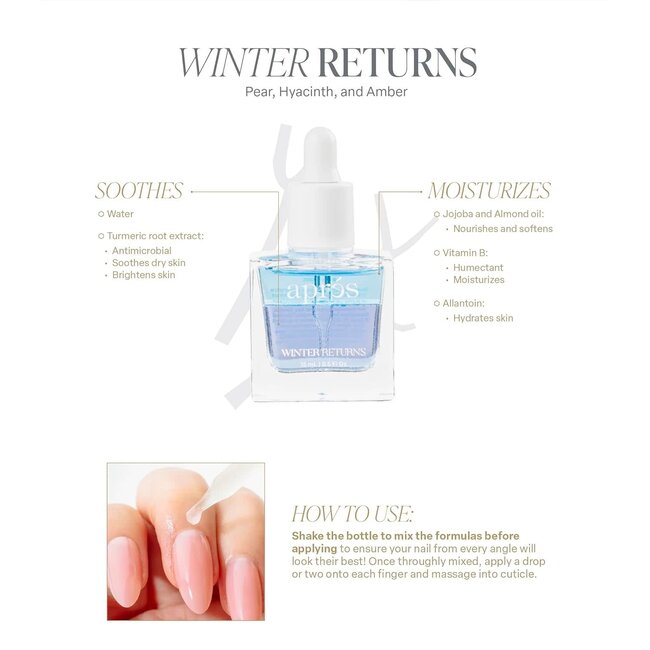 Apres - Cuticle Serum Oil - Winter Returns - 15 ml