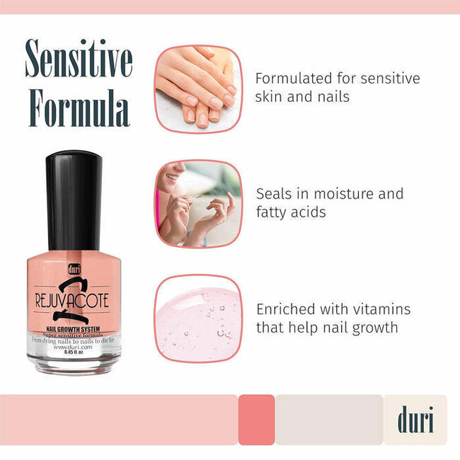 Duri - Rejuvacote 2 - Nail Growth - Sensitive - 0.45 oz