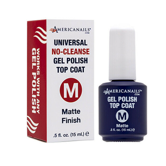 Americanails Americanails - No Cleanse Matte Finish Gel Top Coat - 0.5 oz