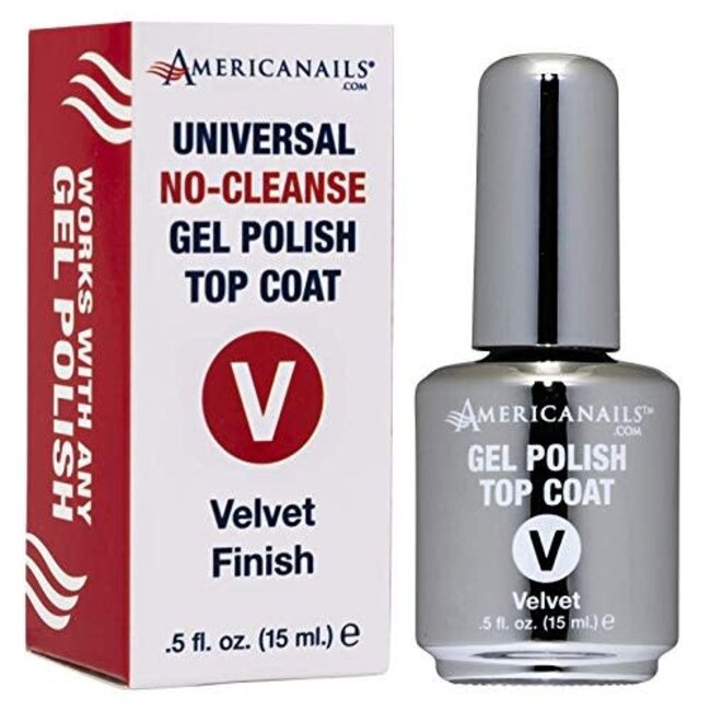 Americanails - Matte Velvet - Gel Top Coat - 0.5 oz