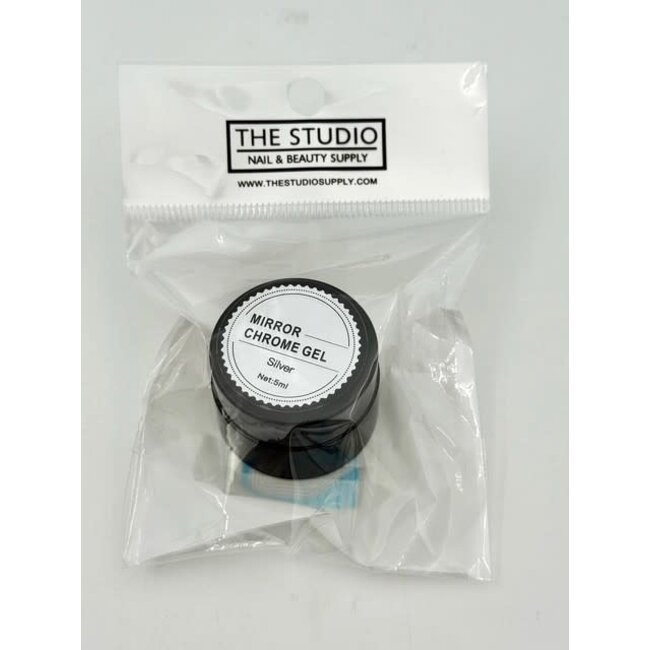 The Studio - Mirror Chrome Gel Art - Silver