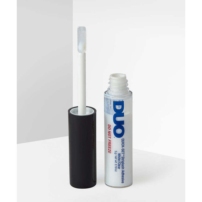 Duo - Quick-set Striplash Adhesive - White/Clear