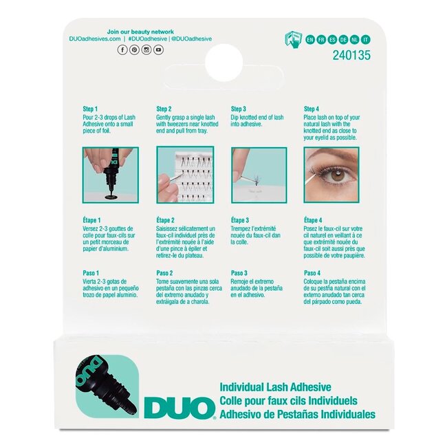 Duo - Individual Lash Adhesive - Dark Tone