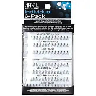 Ardell Ardell - Individual 6-Pack - Knot-Free Naturals - Short Black