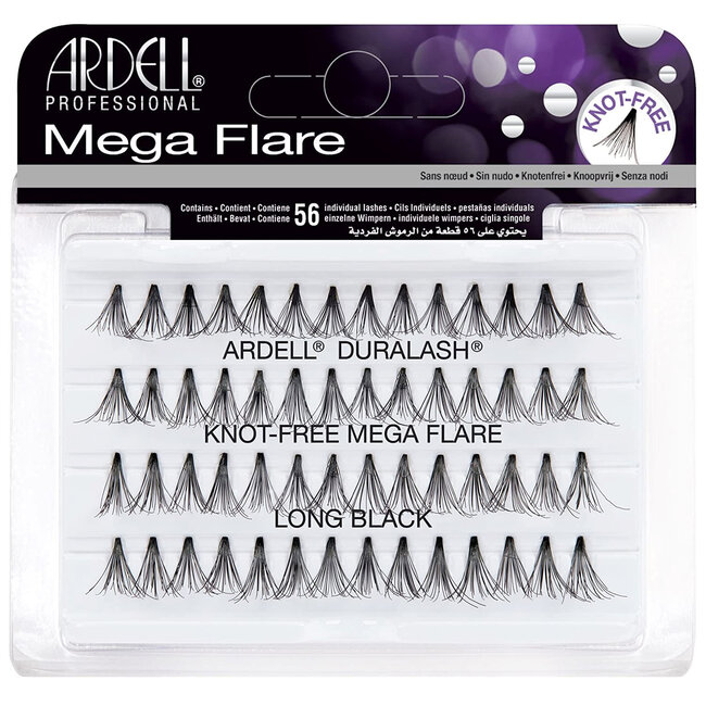 Ardell - Mega Flare - Knot-Free Mega Flare - Long Black