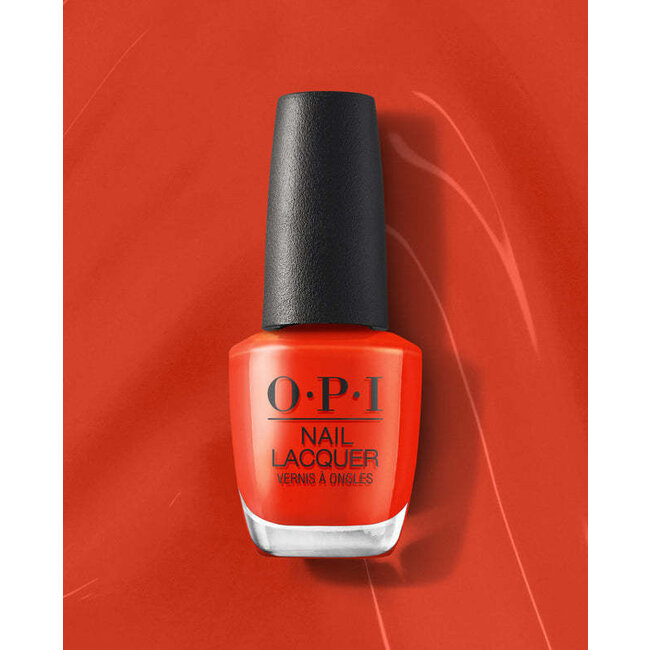 OPI - F034 - Lacquer - Totally Red-ical
