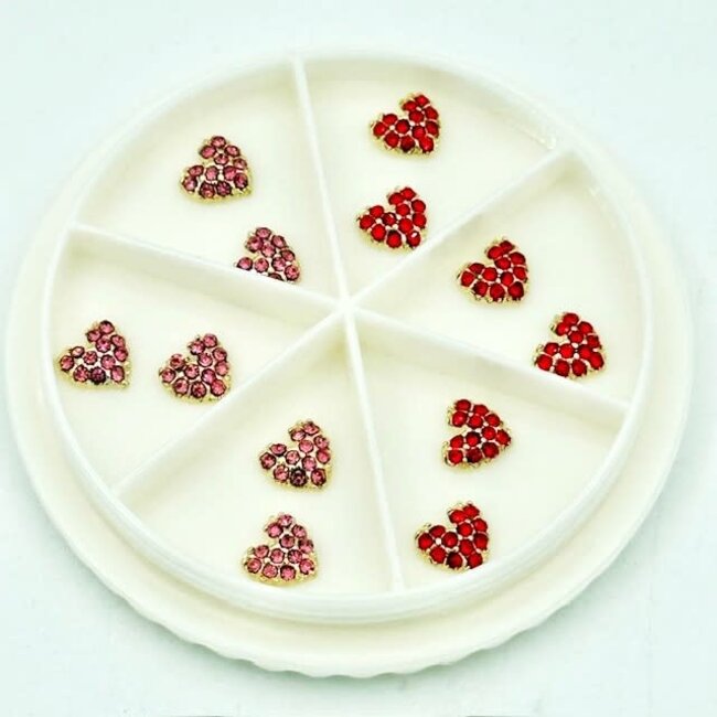 The Studio - Art Pack #537 - Heart Rhinestones - 12 pcs