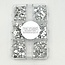 The Studio - Art Pack #413 - Assorted Silver Pearls - 6 pcs