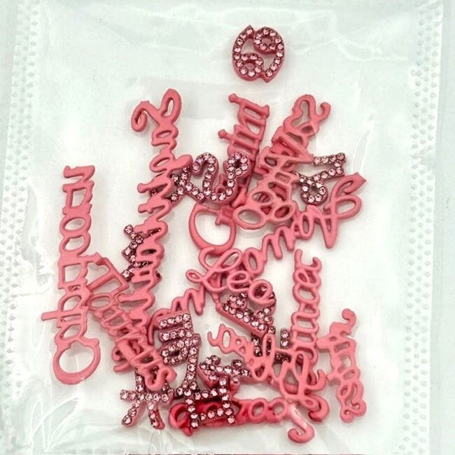 The Studio - Art Pack #531 - Assorted Zodiac Charms - Pink