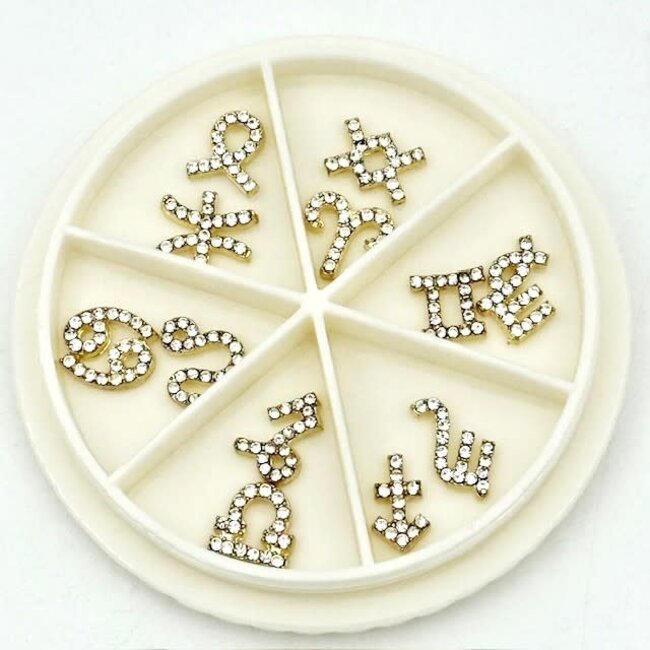 The Studio - Art Pack #510 - Zodiac Rhinestone Charms
