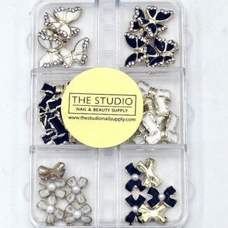 The Studio The Studio - Art Pack #601 - Butterfly,  Bow Charms