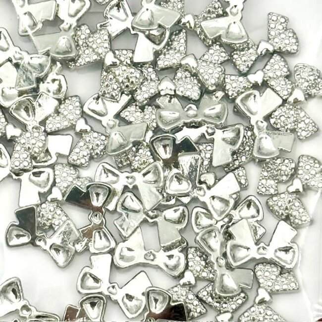 The Studio - Art Pack #597 - Silver Bow Charms