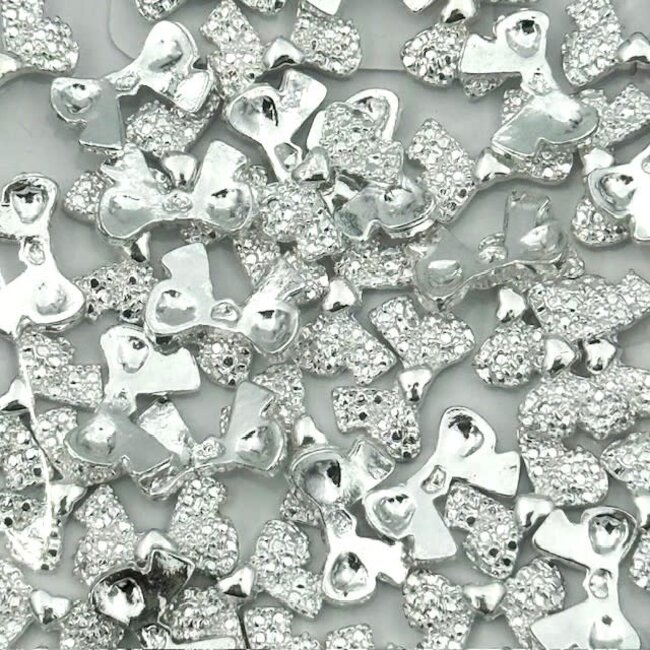 The Studio - Art Pack #595 - Silver Bow Charms
