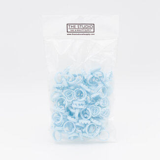The Studio The Studio - Lash Glue Heart Rings - Blue - 50 ct