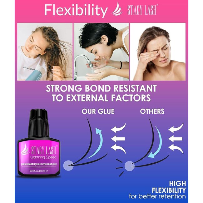 Stacy Lash - Eyelash Glue - Lightning Speed - 10ml