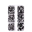 The Studio - Art Pack #362 - Assorted Black Rhinestone - 6 pcs