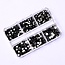 The Studio - Art Pack #362 - Assorted Black Rhinestone - 6 pcs