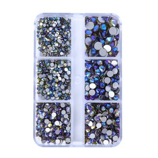 The Studio The Studio - Art Pack #583 - Assorted Dark Blue Rhinestone - 6 pcs