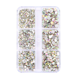 The Studio The Studio - Art Pack #353 - Assorted AB Rhinestone - 6 pcs