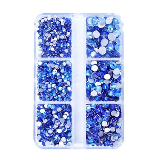 The Studio The Studio - Art Pack #582 - Assorted Royal Blue Rhinestone - 6 pcs