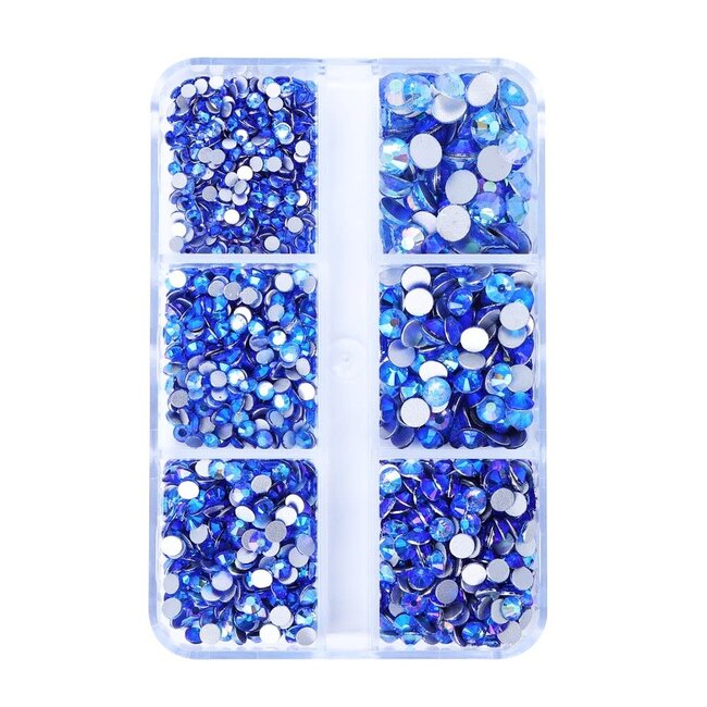 The Studio - Art Pack #582 - Assorted Royal Blue Rhinestone - 6 pcs