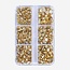 The Studio - Art Pack #386 - Assorted Gold Rhinestone - 6 pcs