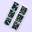 The Studio - Art Pack #584 - Assorted Emerald Green Rhinestone - 6 pcs