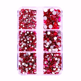 The Studio The Studio - Art Pack #361 - Assorted Red Rhinestone - 6 pcs