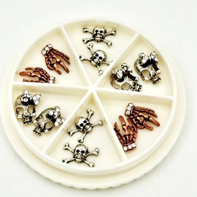 The Studio - Art Pack #401 - Silver Skulls