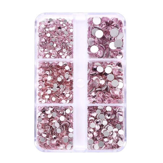 The Studio - Art Pack #387 - Assorted Pink Rhinestone - 6 pcs