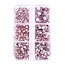 The Studio - Art Pack #387 - Assorted Pink Rhinestone - 6 pcs