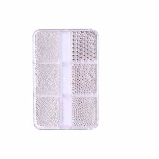 The Studio The Studio - Caviar Beads - White - 6 pcs