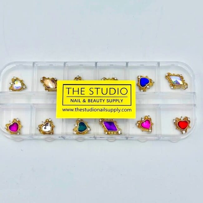 The Studio - Art Pack #316 - Assorted Rhinestones - 12 pcs
