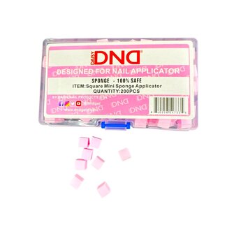 DND DND - Square Mini Sponges - Pink - 200 pcs