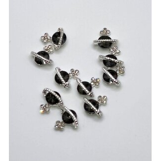 The Studio The Studio - Art Pack #479 - Planet Charms - Black - 10 pc