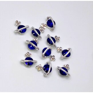 The Studio The Studio - Art Pack #484 - Planet Charms - Blue - 10pc