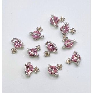The Studio The Studio - Art Pack #482 - Planet Charms - Pink - 10 pc