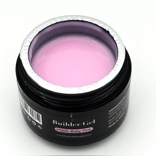 The Studio - Hema Free Hard Builder Gel - HG05 Baby Pink - 30ml