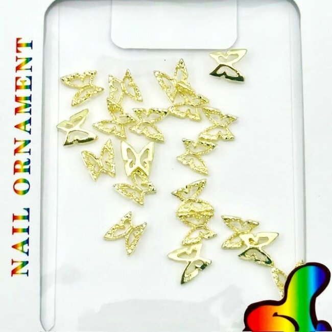 The Studio - Art Pack #436 - Butterfly Charms - Gold