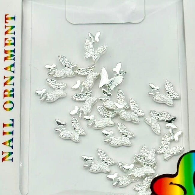 The Studio - Art Pack #443 - Butterfly Charms - Silver