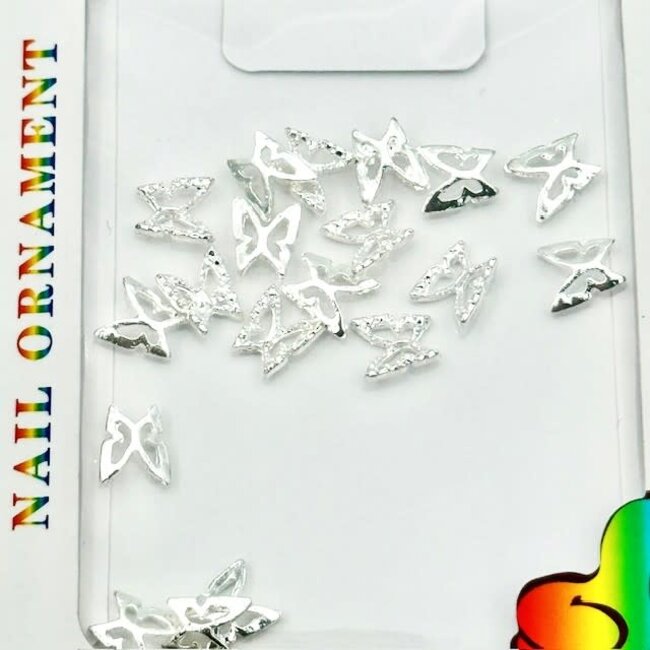 The Studio - Art Pack #478 - Silver Butterfly Charms