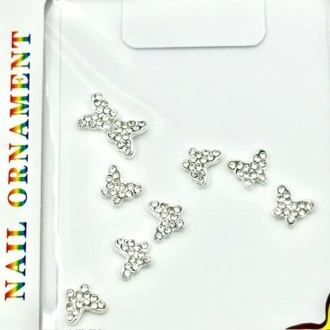 The Studio - Art Pack #477 - Silver Butterfly Charms