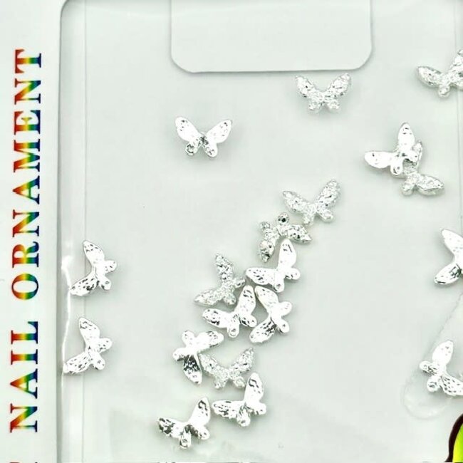 The Studio - Art Pack #442 - Butterfly Charms - Silver