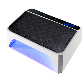 2 In 1 Cordless LED/UV Lamp w/ Arm Rest - Black