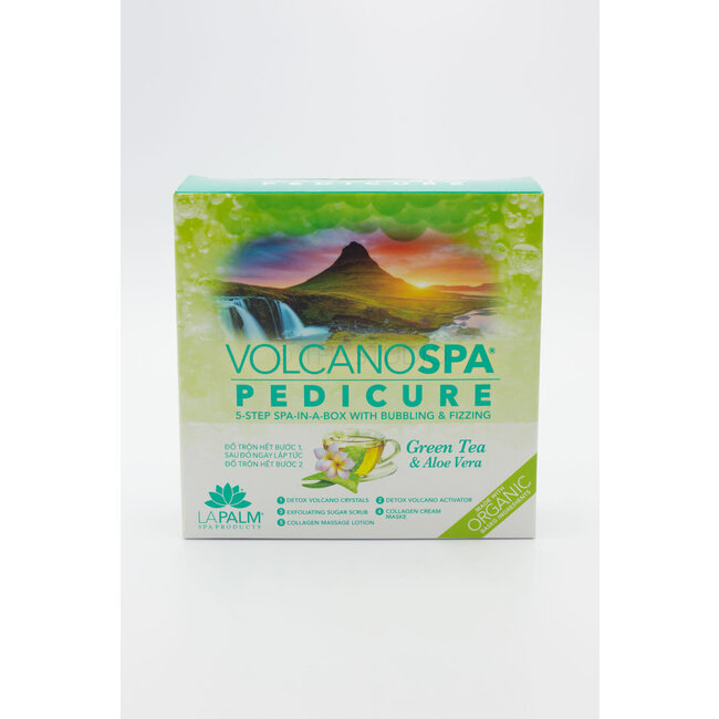 Volcano Spa - Pedi Box - Green Tea, Aloe Vera - 1 ct