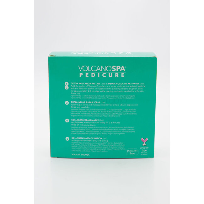 Volcano Spa - Pedi Box - Green Tea, Aloe Vera - 1 ct