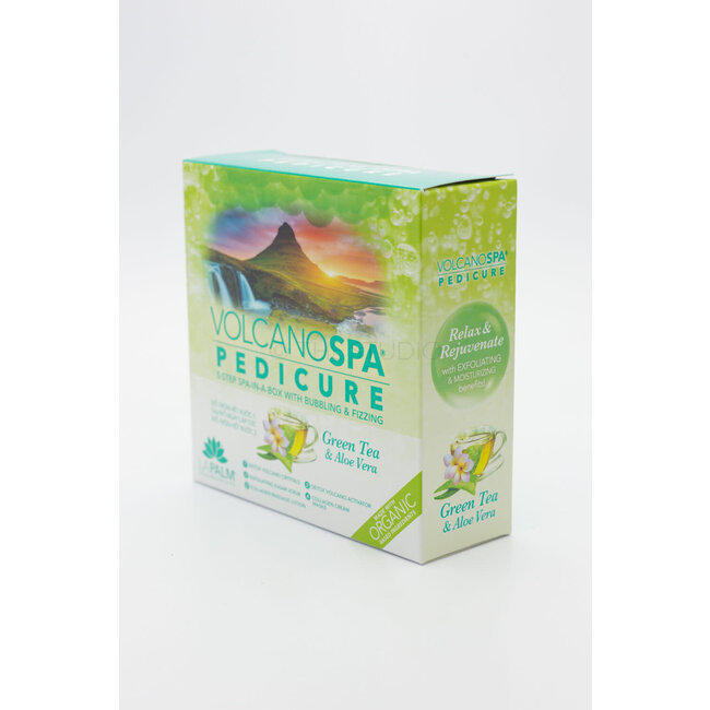 Volcano Spa - Pedi Box - Green Tea, Aloe Vera - 1 ct