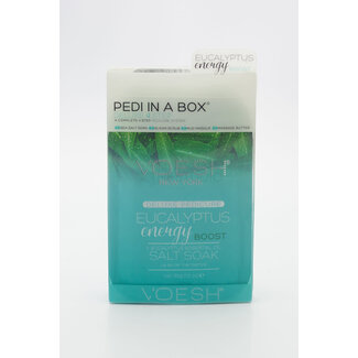 Voesh *SALE* Voesh - 4 step - Pedi In A Box - Eucalyptus Energy - 1 ct