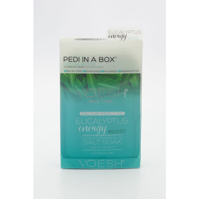 Voesh - 4 step - Pedi In A Box - Eucalyptus Energy - 1 ct
